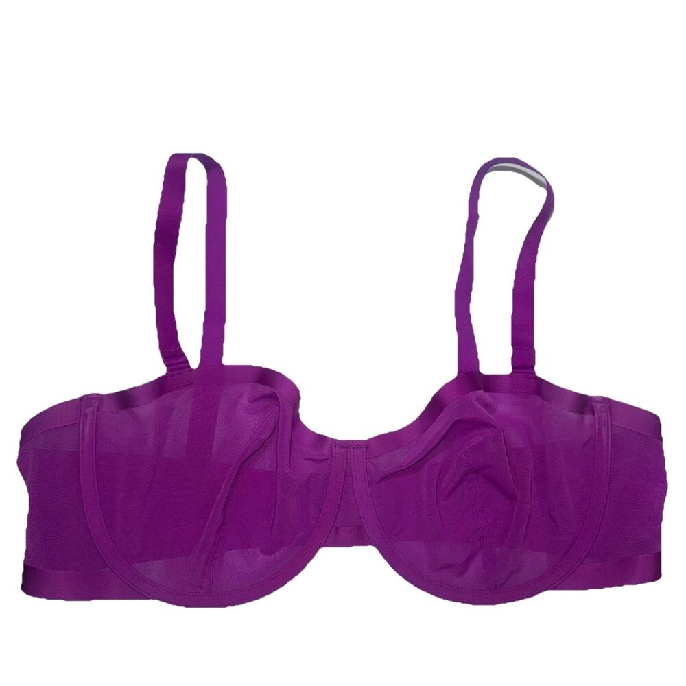 CUUP Purple Sheer Bra